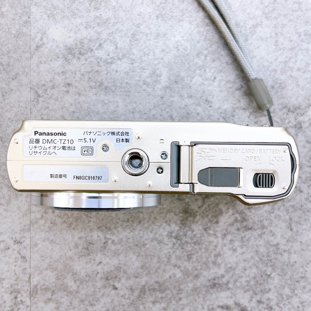 【動作確認済み／準美品】LUMIX DMC-TZ10 バッテリー＋SD16GB付 2個セット Panasonic パナソニック DMW-BCG10 互換バッテリ LUMIX DMC