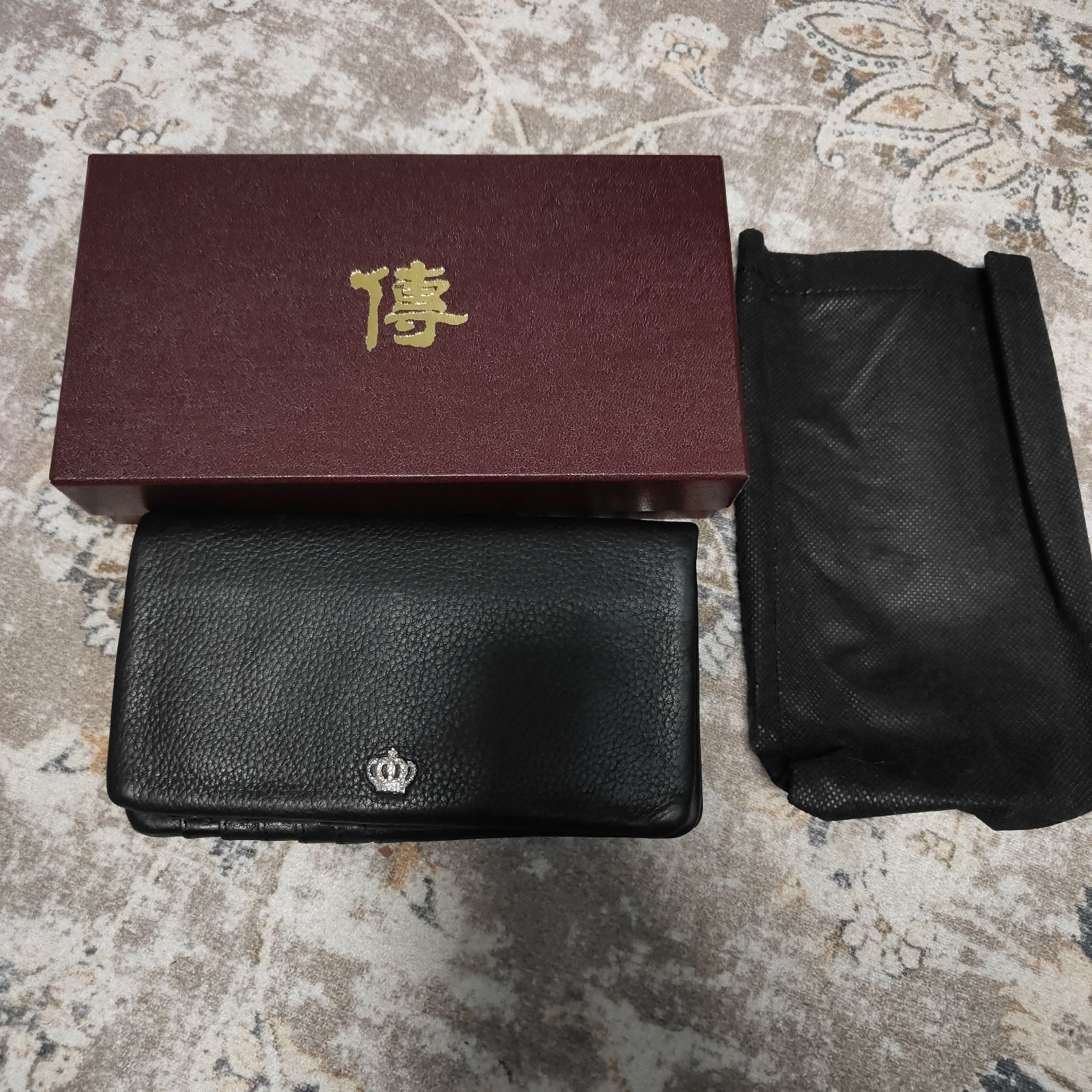 傳濱野 財布 Ryufkaシリーズ 長さ位 レザー 【サイズ】 横18×縦10×マチ 