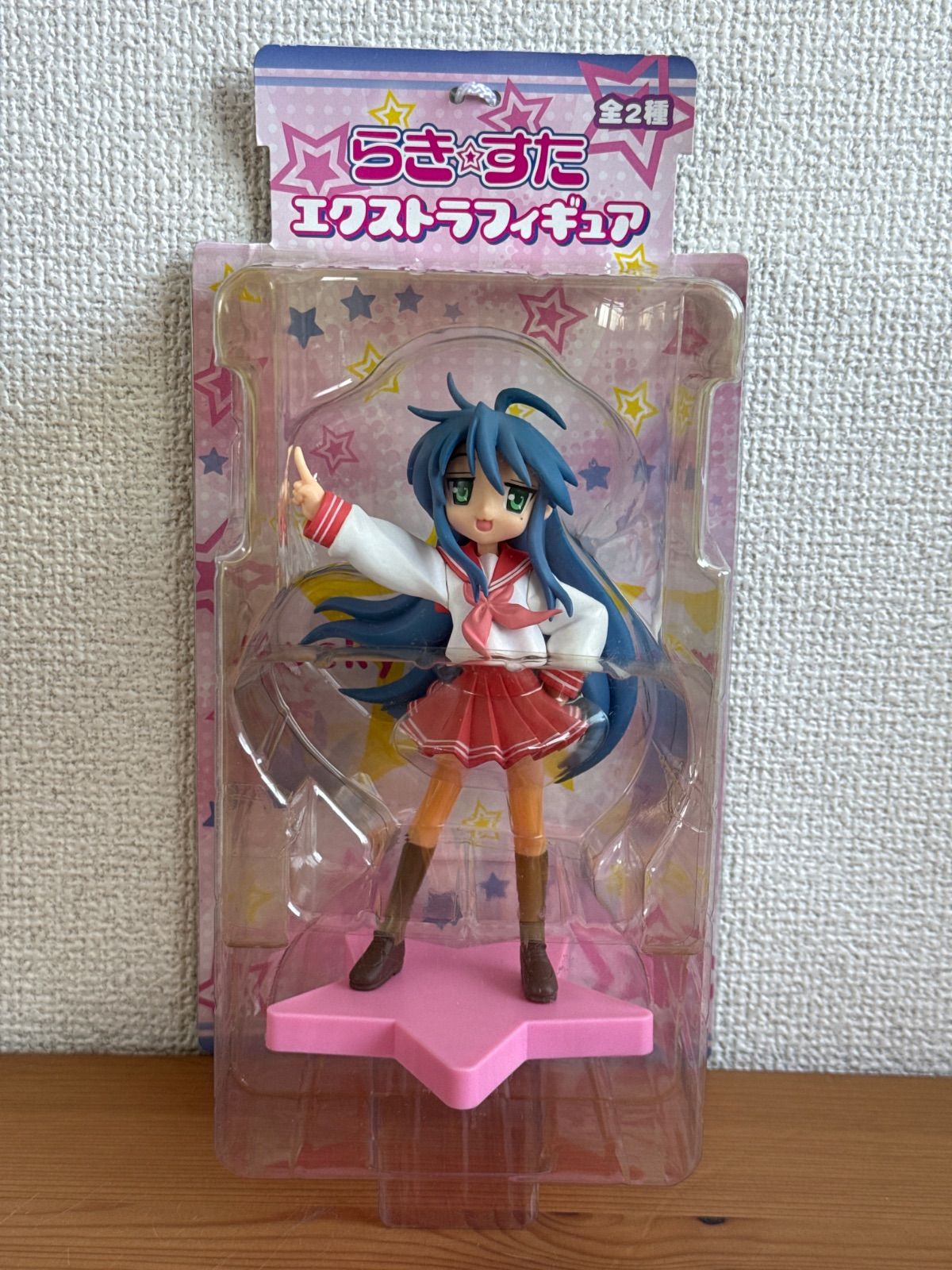 未開封】らき☆すた エクストラフィギュア 全2種（箱劣化） 未開封