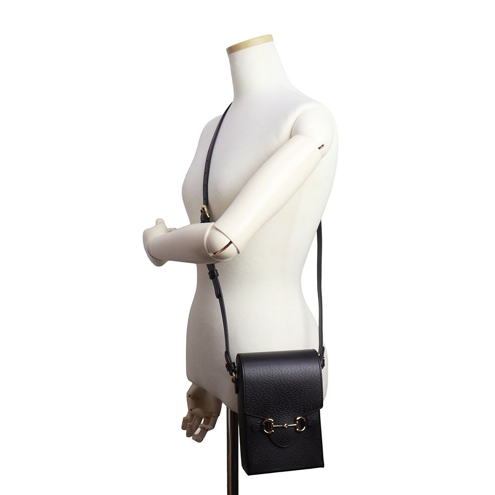 グッチ ホースビット1955 ショルダーバッグ 732302 レザー レディース GUCCI 【1-0257745】 GUCCI - グッチ ホースビット1955 ショルダーバッグ 732302 レザー