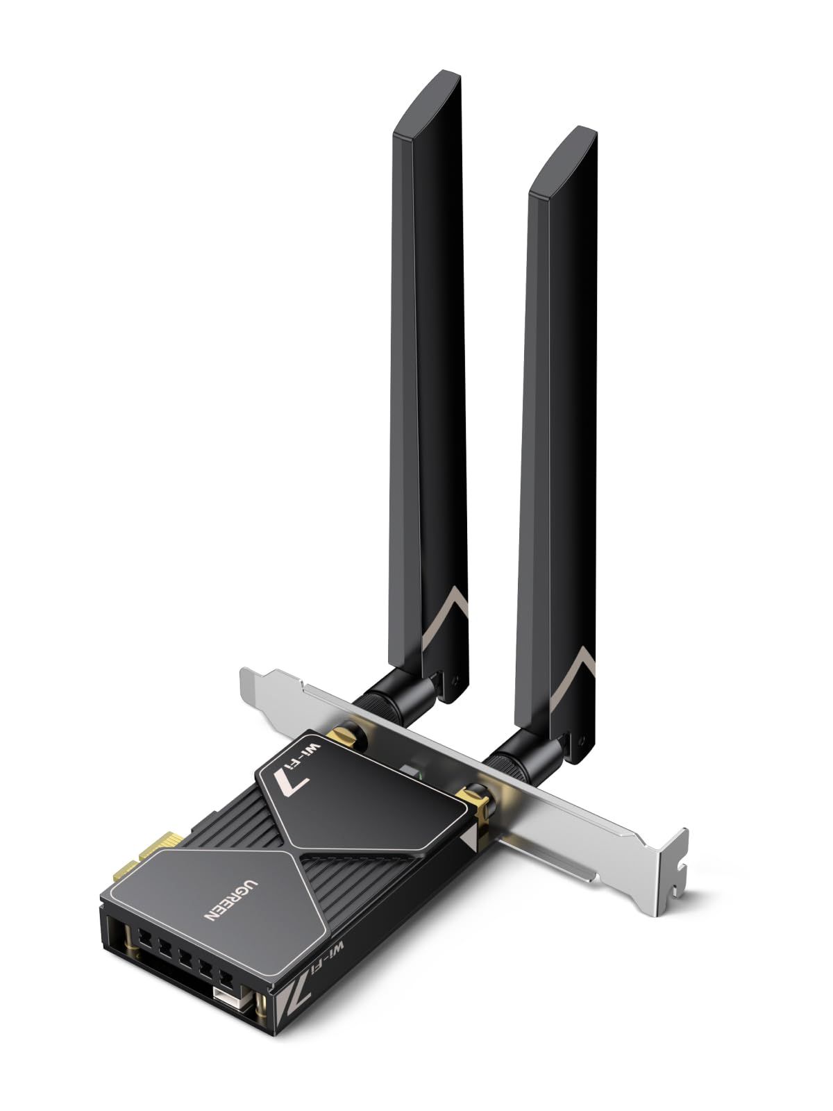 UGREEN WiFi 7 無線 LAN Bluetooth 5.4 PCIe無線LANカード PCIE アダプター IEEE 802.11be対応2882Mbps(6GHz) + 2882Mbps(5GHz) + 688Mbps(2.4GHz) 超 ...