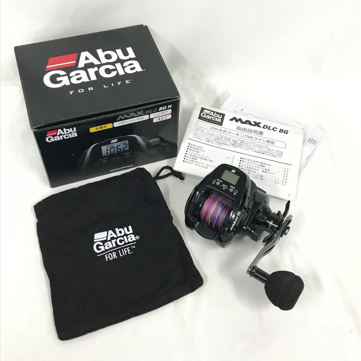 Abu Garcia アブガルシア 両軸リール MAX DLC BG H 右巻 - メルカリ