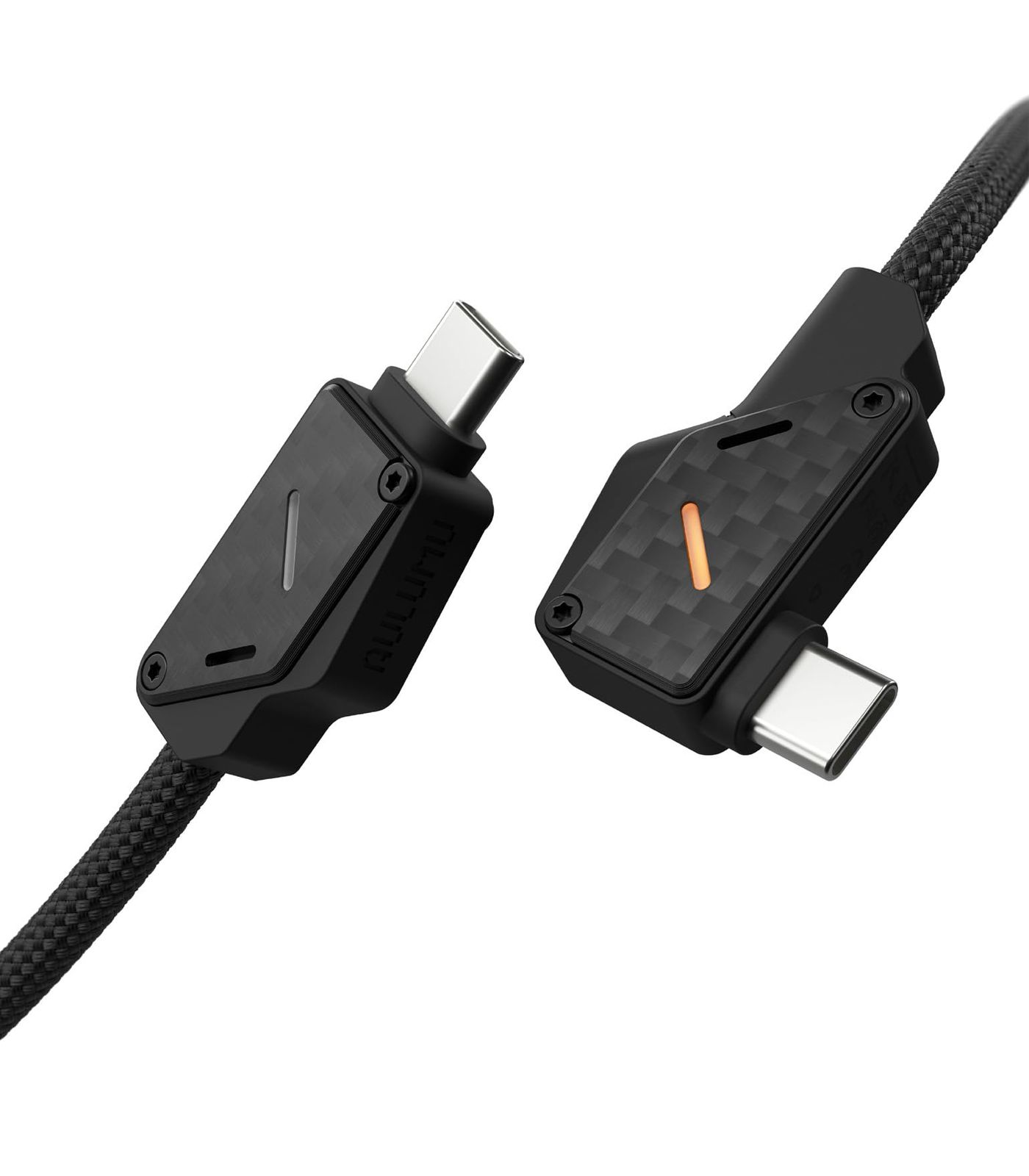 Aulumu M07 240W USB-C to USB-C カーボンファイバーケーブル | USB 3.1 Gen2 10Gbps | 4K@60Hz 映像出力・急速充電対応 | iPhone 17/16/15 Pro Max、NVMe SSD、G ...