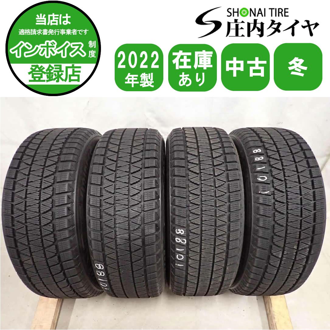 冬4本SET 会社宛 送料無料 235/60R18 107Q ブリヂストン ブリザック DM-V3 2022年製 レクサス 20系 NX RZ トヨタ bz4 店頭交換OK NO,I0188
