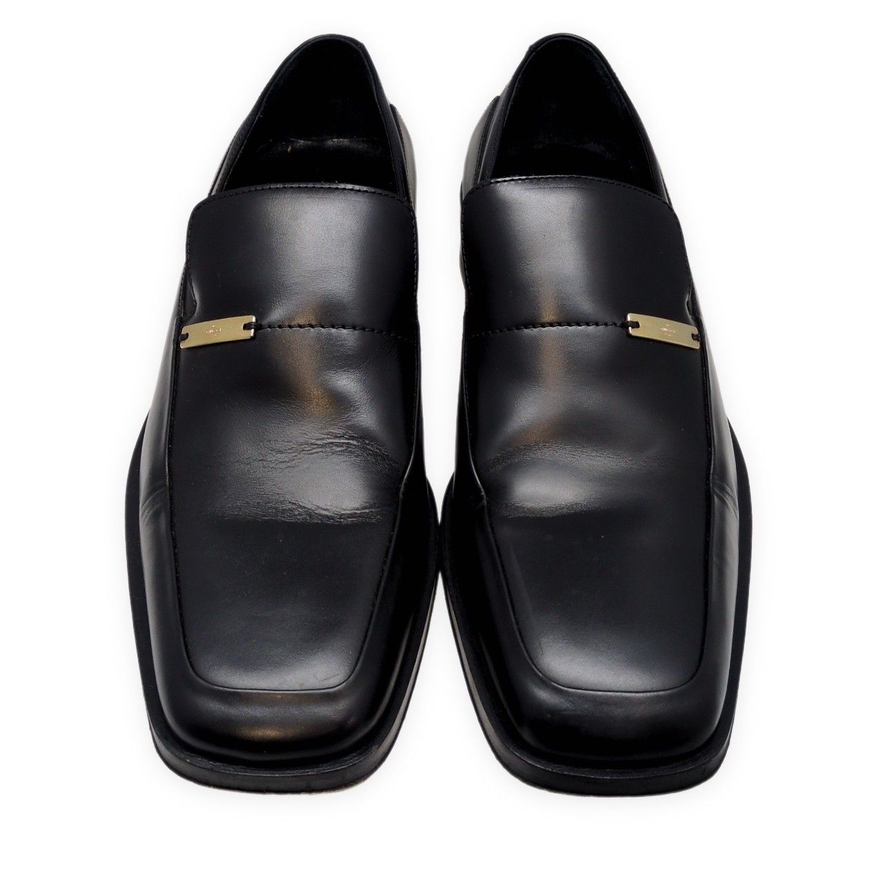 GUCCI グッチ スクエアトゥ レザーローファー 110-1544 革靴 レザー 
