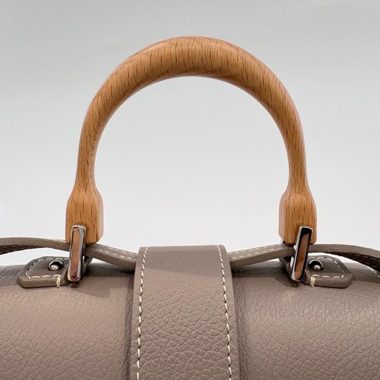 ゴヤール GOYARD サイゴン ナノ ストラクチャード グレー SV金具【鑑定 