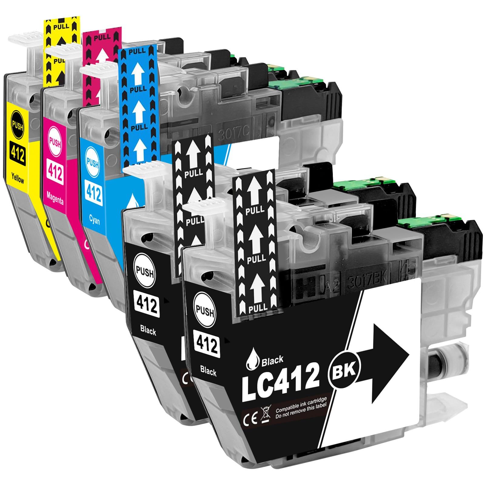 LC412-4PK LC412 : + ブラザー用 ブラザー 互換インク 4色セット 