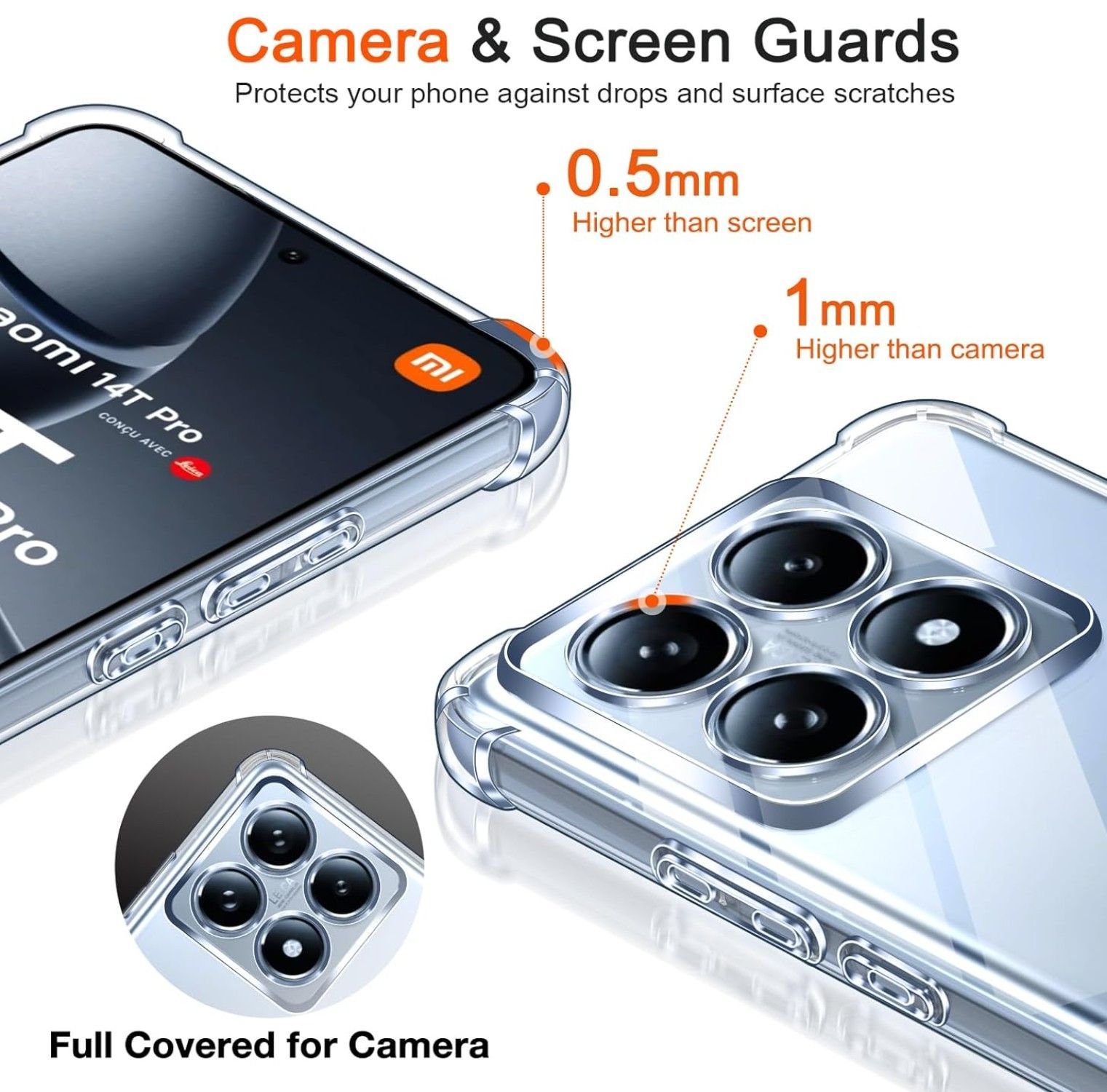 Xiaomi 14T Pro ガラスフィルム付 クリアケース - メルカリ
