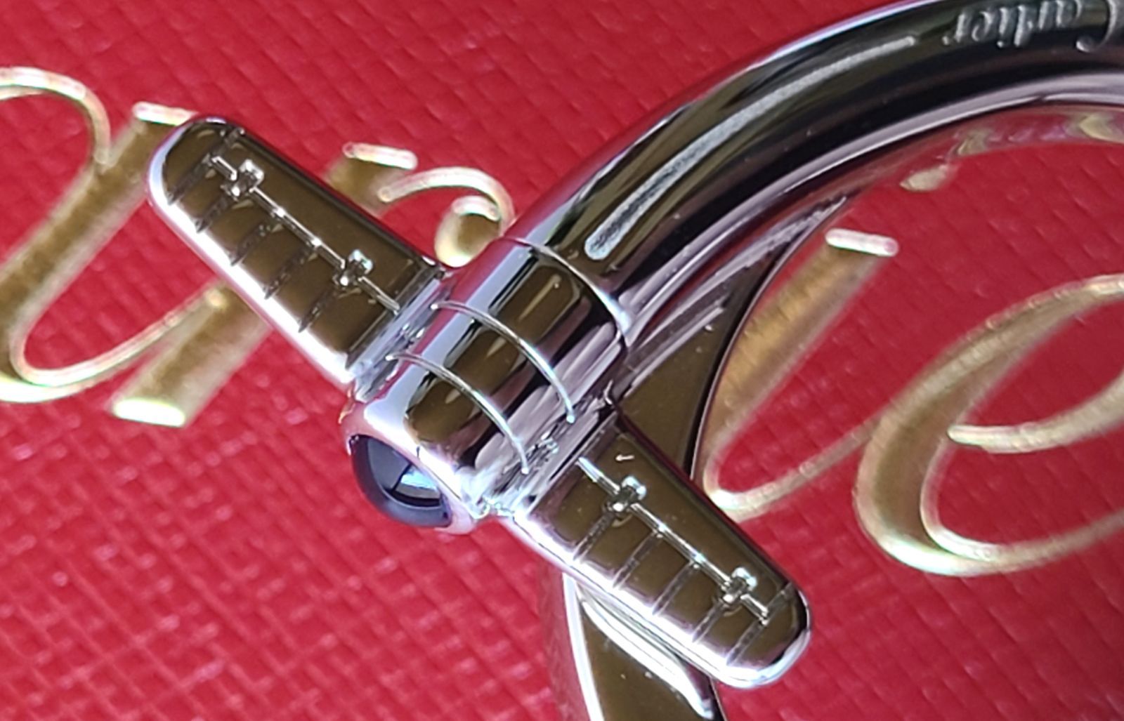 Cartier サントス ドゥ カルティエ キーリング 飛行機 モチーフ - メルカリ