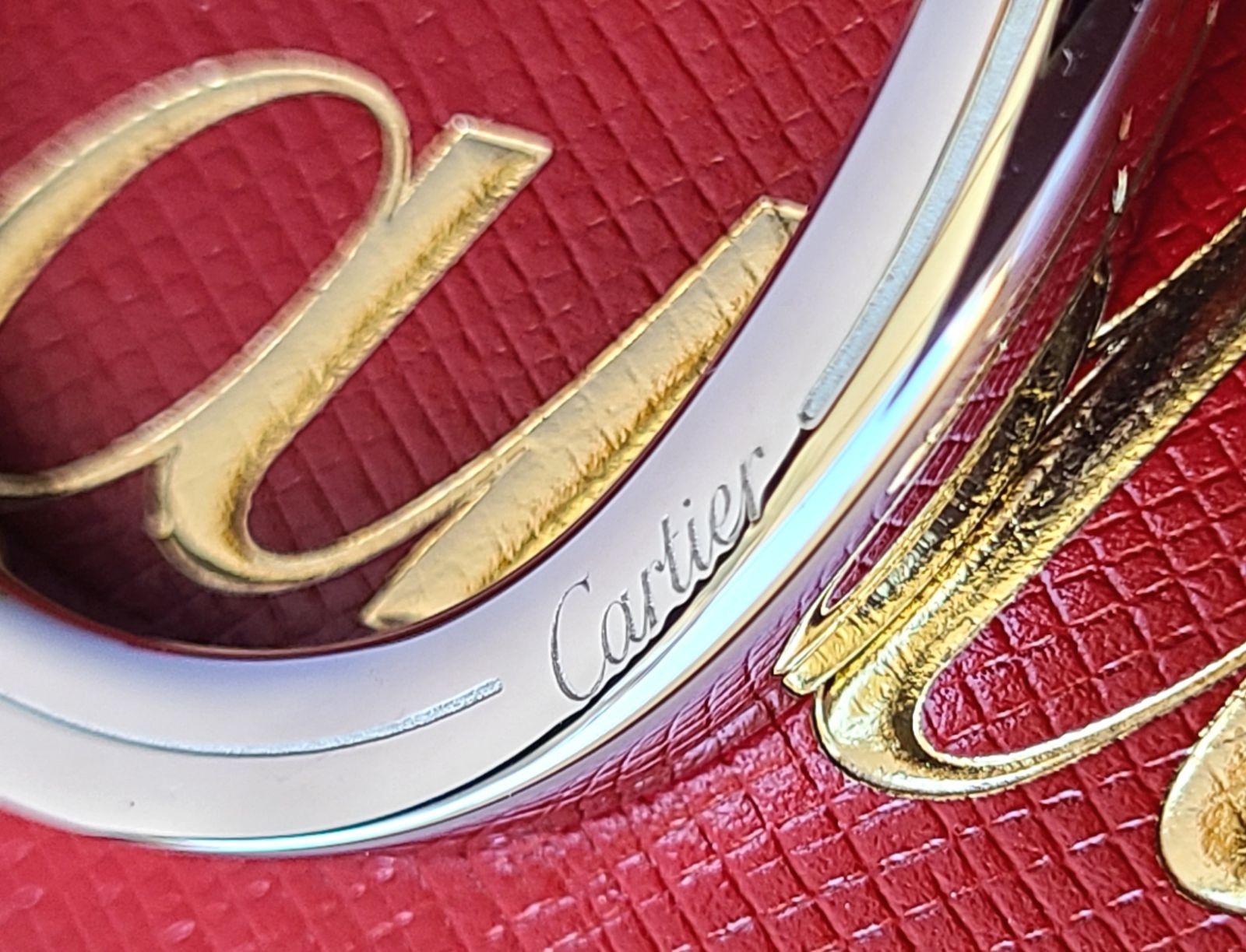 Cartier サントス ドゥ カルティエ キーリング 飛行機 モチーフ - メルカリ