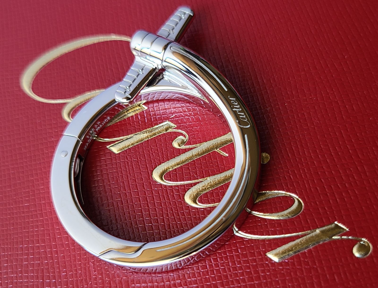 Cartier サントス ドゥ カルティエ キーリング 飛行機 モチーフ - メルカリ