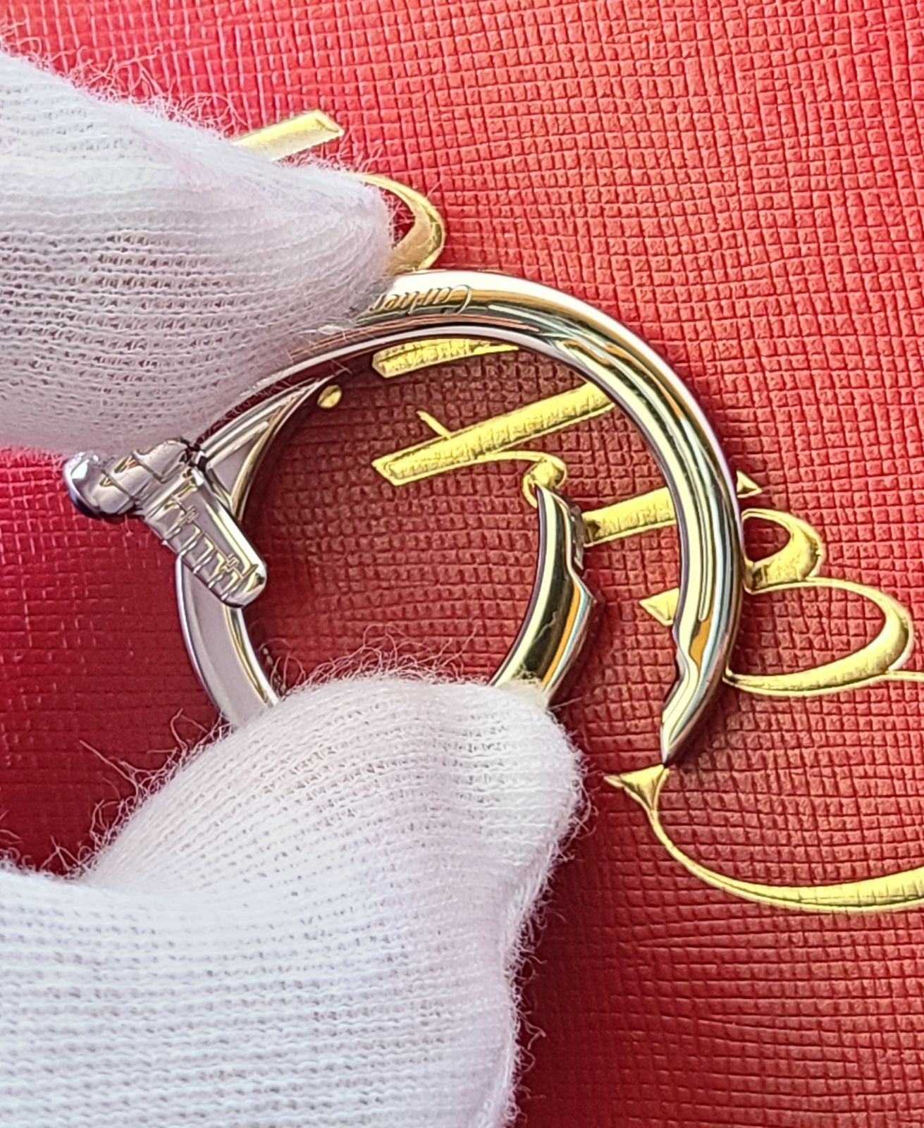 Cartier サントス ドゥ カルティエ キーリング 飛行機 モチーフ - メルカリ