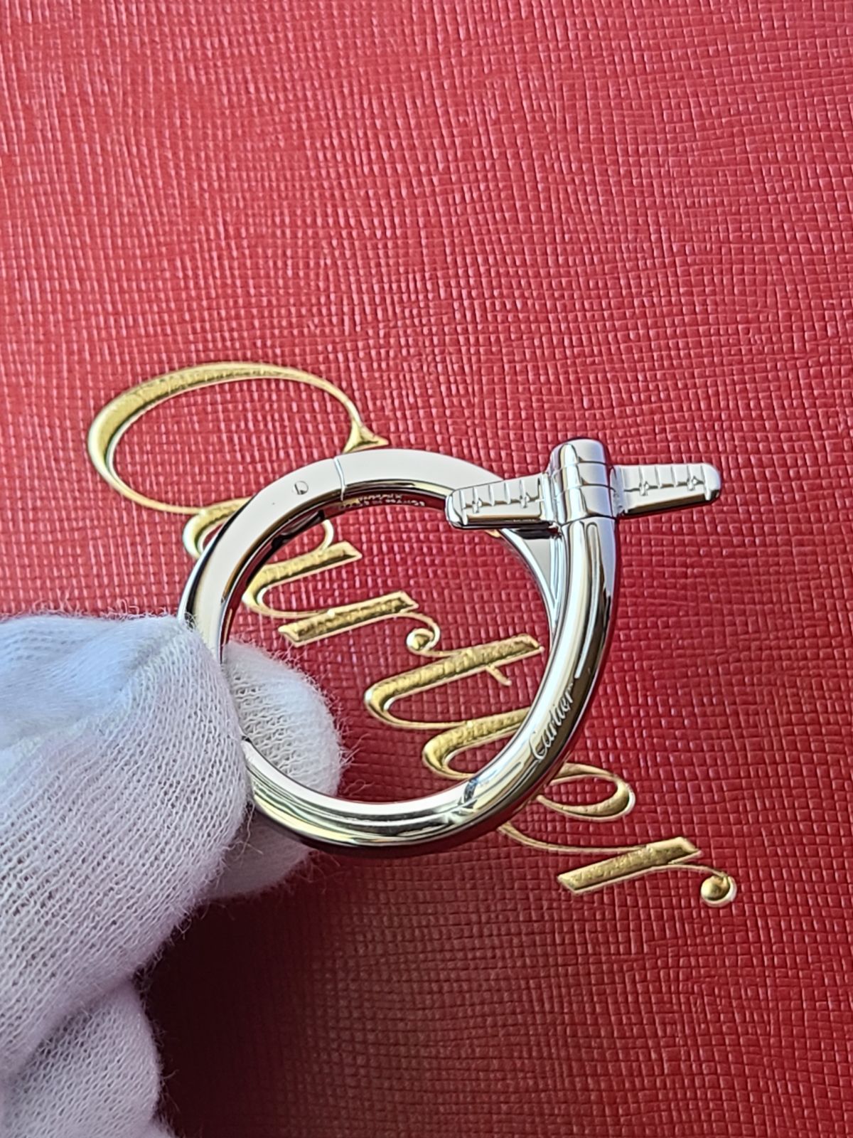 Cartier サントス ドゥ カルティエ キーリング 飛行機 モチーフ - メルカリ