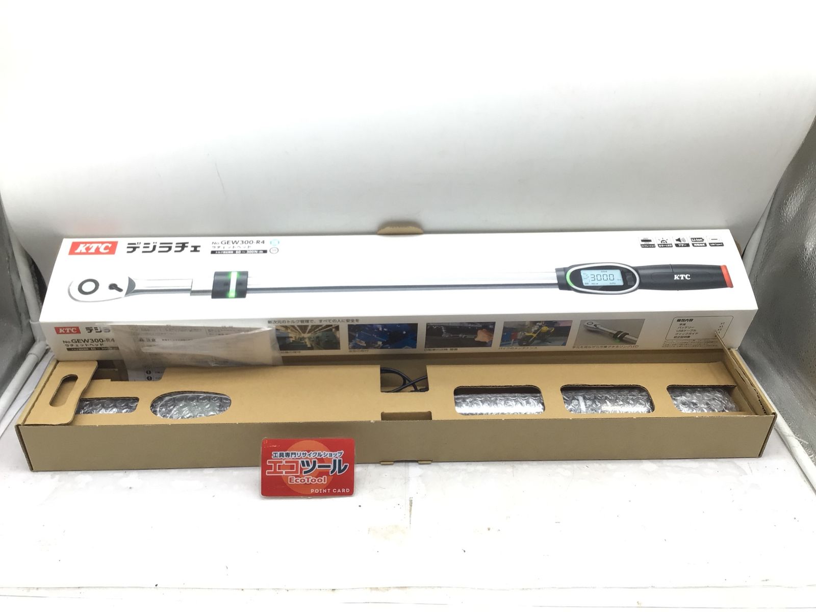 【中古品】KTC/ケーティーシー GEW300-R4 ☆ デジラチェ（ラチェットヘッド） [IT_ULECQ][笠寺][M04]