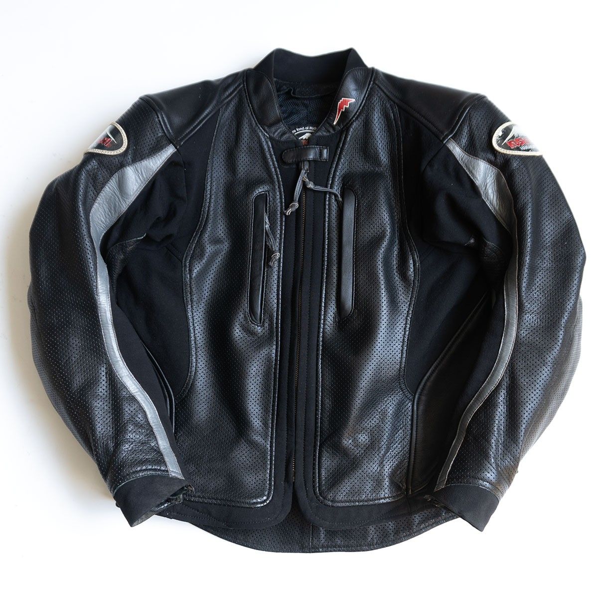 美品】KUSHITANI【レザー シングルライダース フュージョンジャケット 