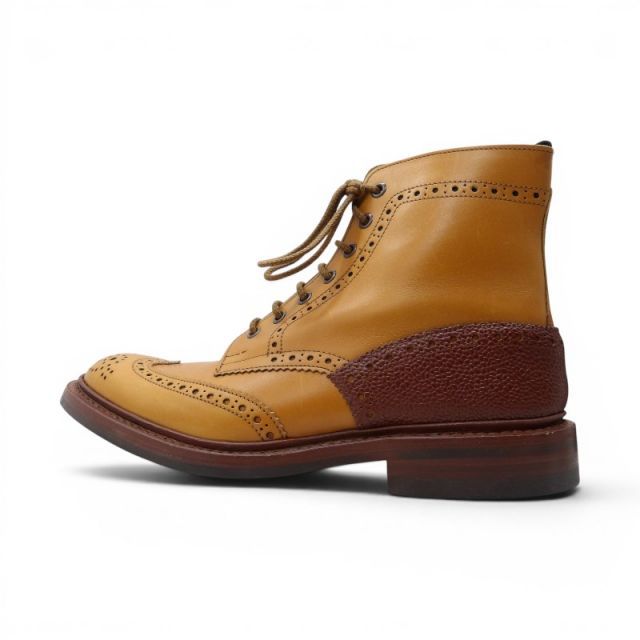 TRICKERS LEATHER COUNTRY BOOT BROWN イングランド製 サイズ26.0cm 箱無し トリッカーズ レザー カントリー ブーツ 靴 大名店