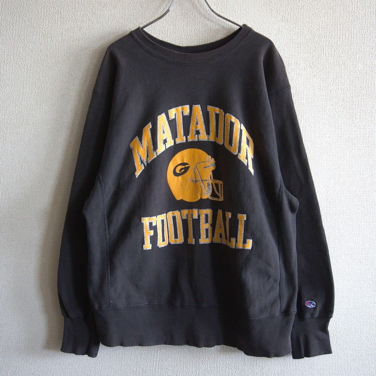 80s/ブラック】CHAMPION【REVERSE WEAVE リバースウィーブ スウェット
