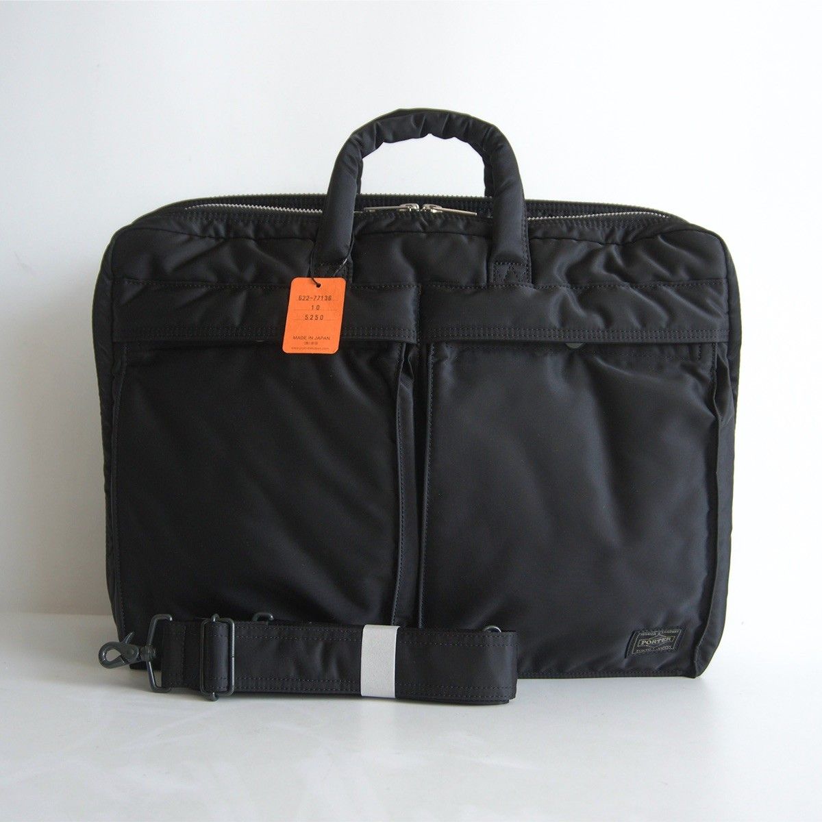 【未使用品】PORTER 【タンカー 2室 2WAY ショルダーバッグ】ポーター ナイロン ブラック TANKER BAG 26040844