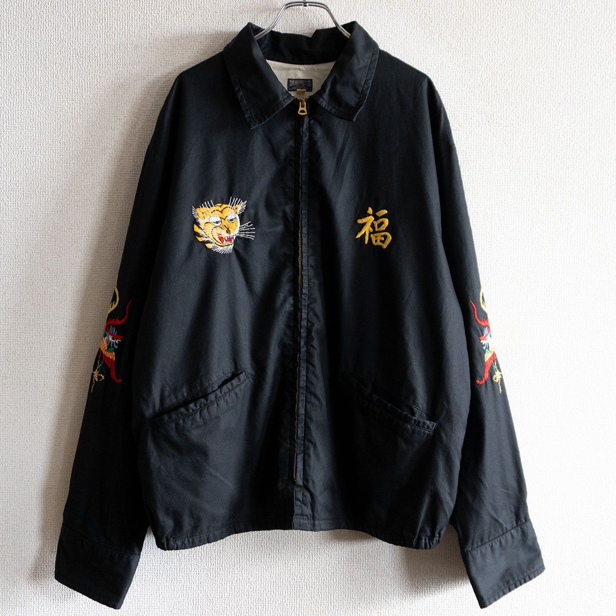 【美品】TAILOR TOYO【TT11043/ ベトジャン】L 刺繍 テーラー東洋 スーベニアジャケット 26050007