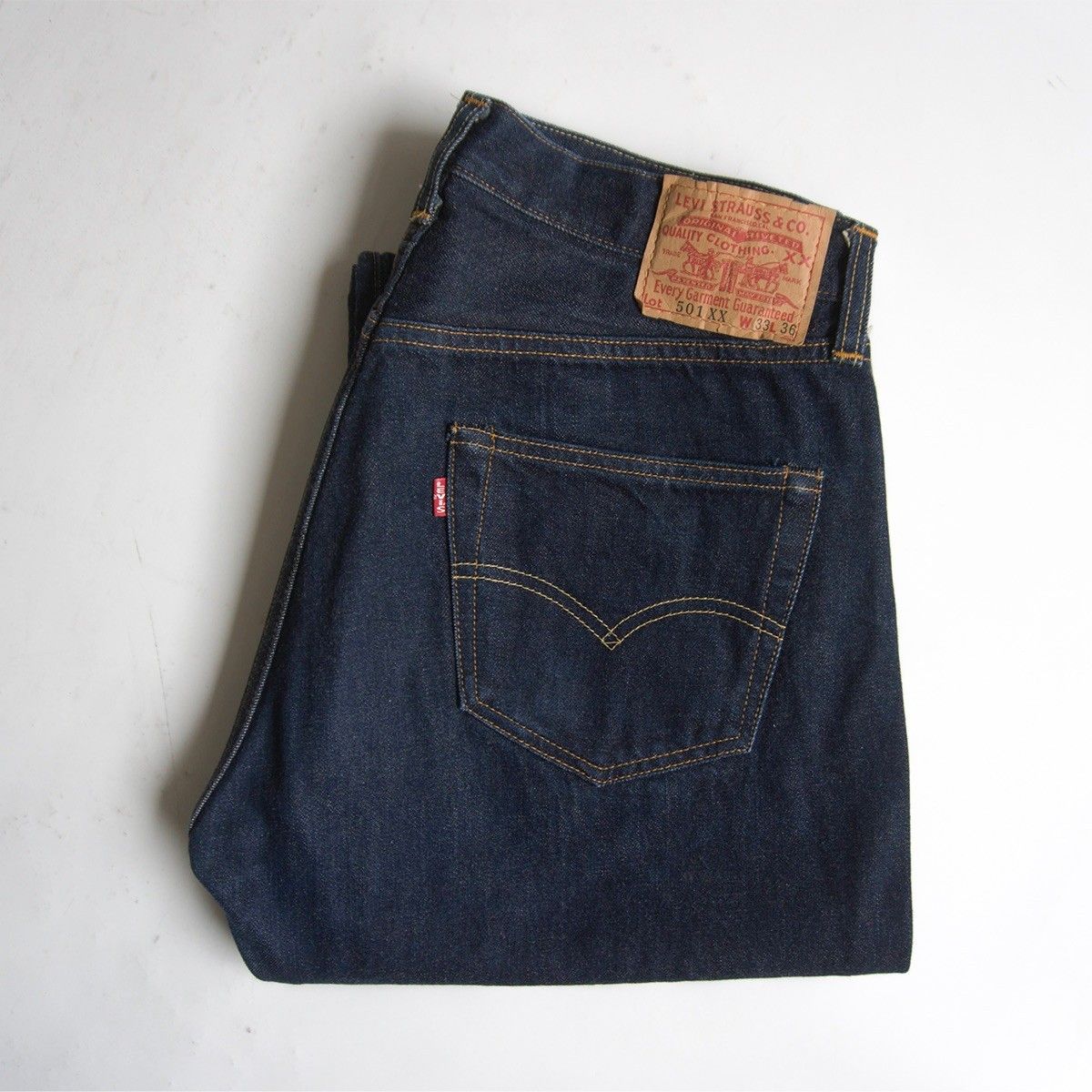 美品濃紺/バレンシア製】 LEVI'S 【 501XX ビッグE デニムパンツ 】33