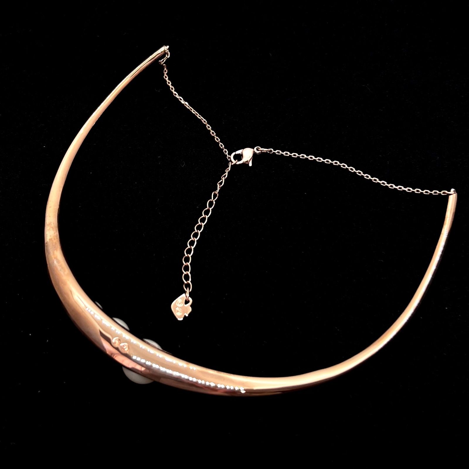 美品★スワロフスキー Fundamental ネックレス パール チョーカー 美品☆ SWAROVSKI スワロフスキー Fundamental ネックレス パール