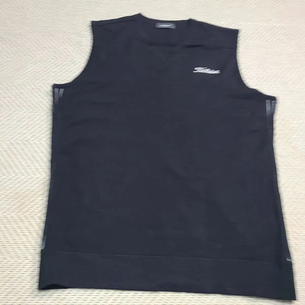 L)Titleist(タイトリスト) ブラック ノースリーブ Tシャツ