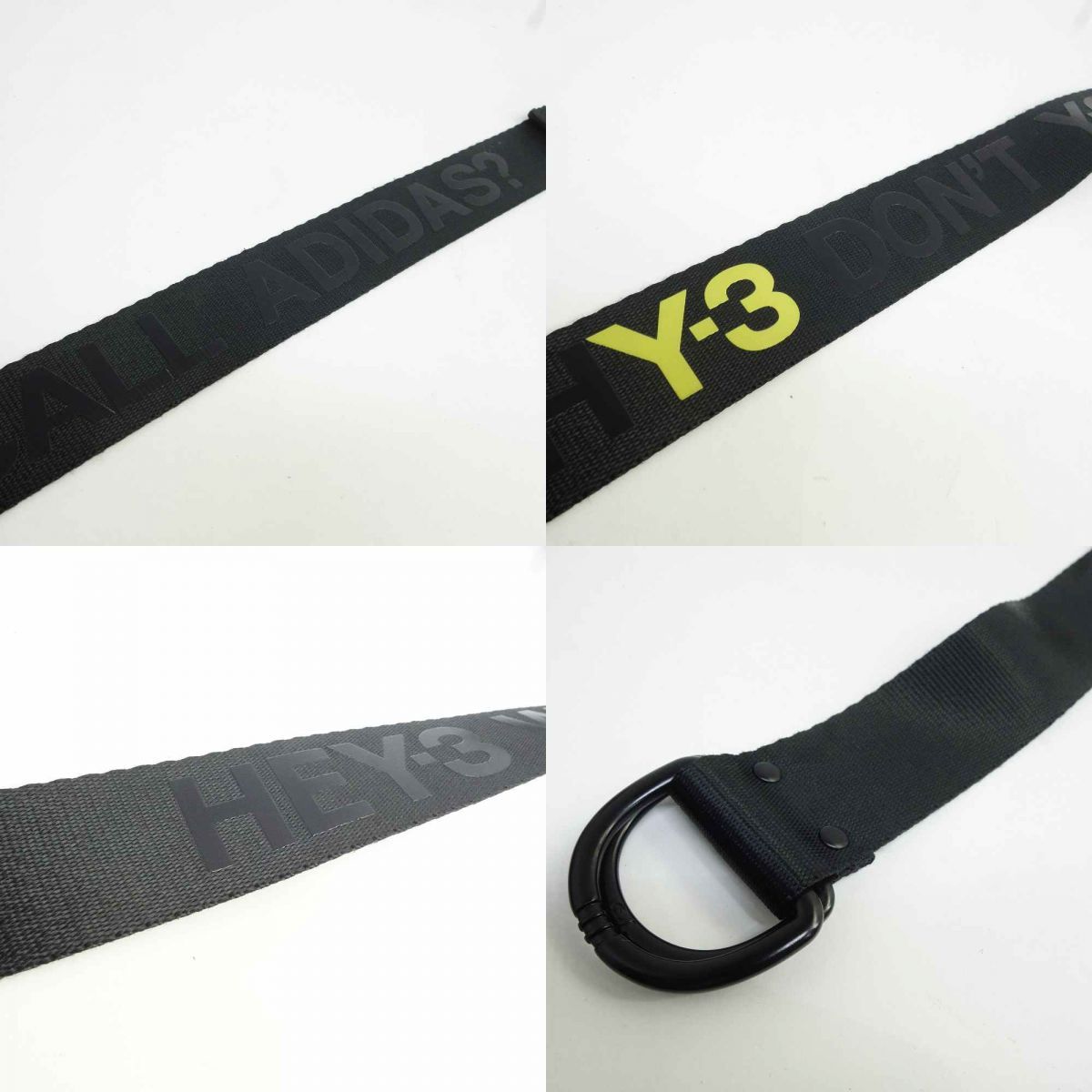 Y-3 ワイスリー Yohji Yamamoto ヨウジヤマモト ベルト Lサイズ 130cm