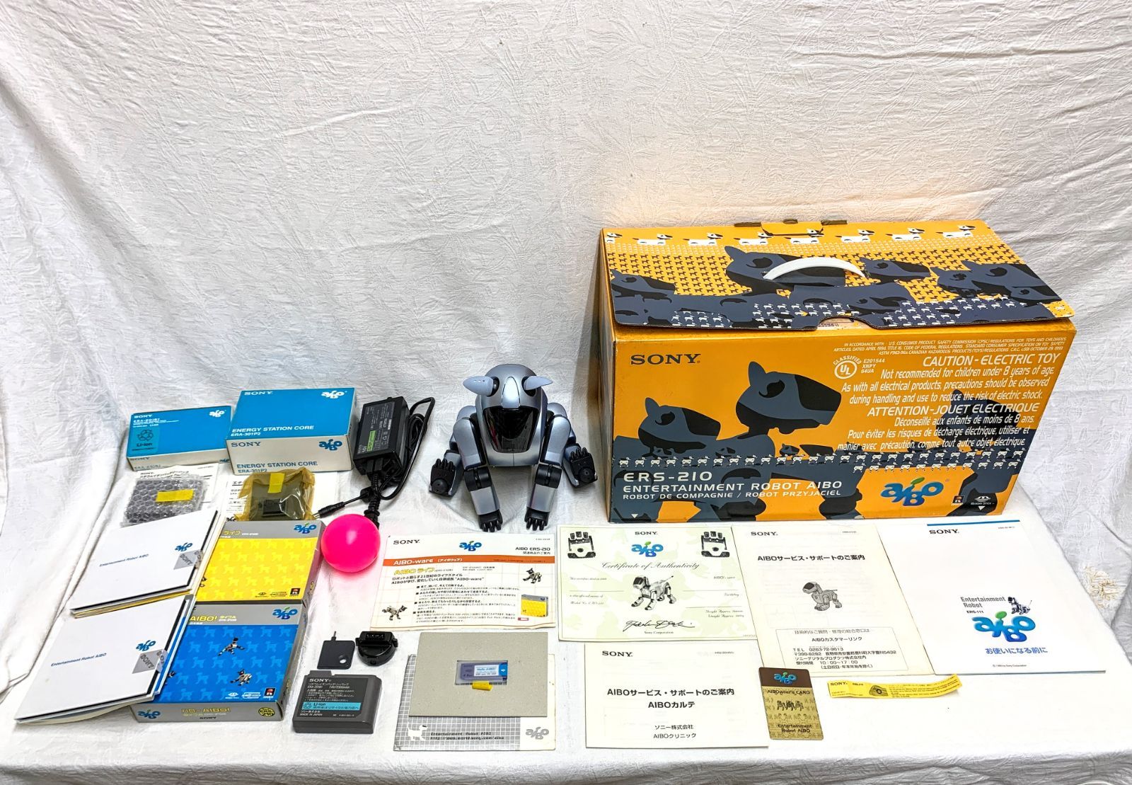 18570【希少・通電確認済】SONY AIBO ERS-210 フルセット エナジー