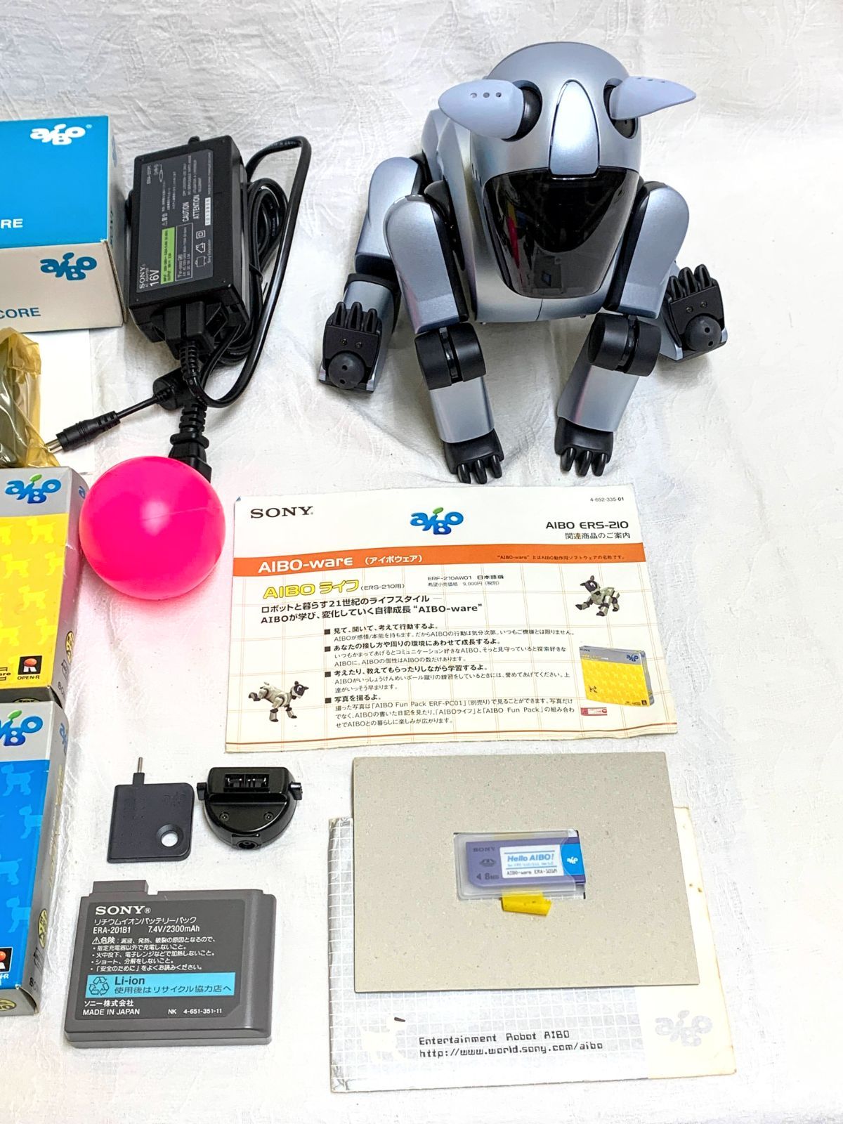 18570【希少・通電確認済】SONY AIBO ERS-210 フルセット エナジー