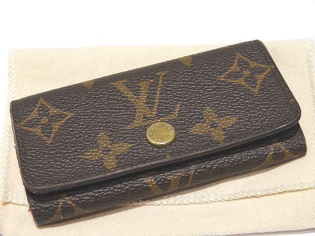 ※送料無料 ヴィトン 4連キーケース モノグラム ☆ M69517 ミュルティクレ4 レディース メンズ LOUIS VUITTON キーホルダー ▼8D
