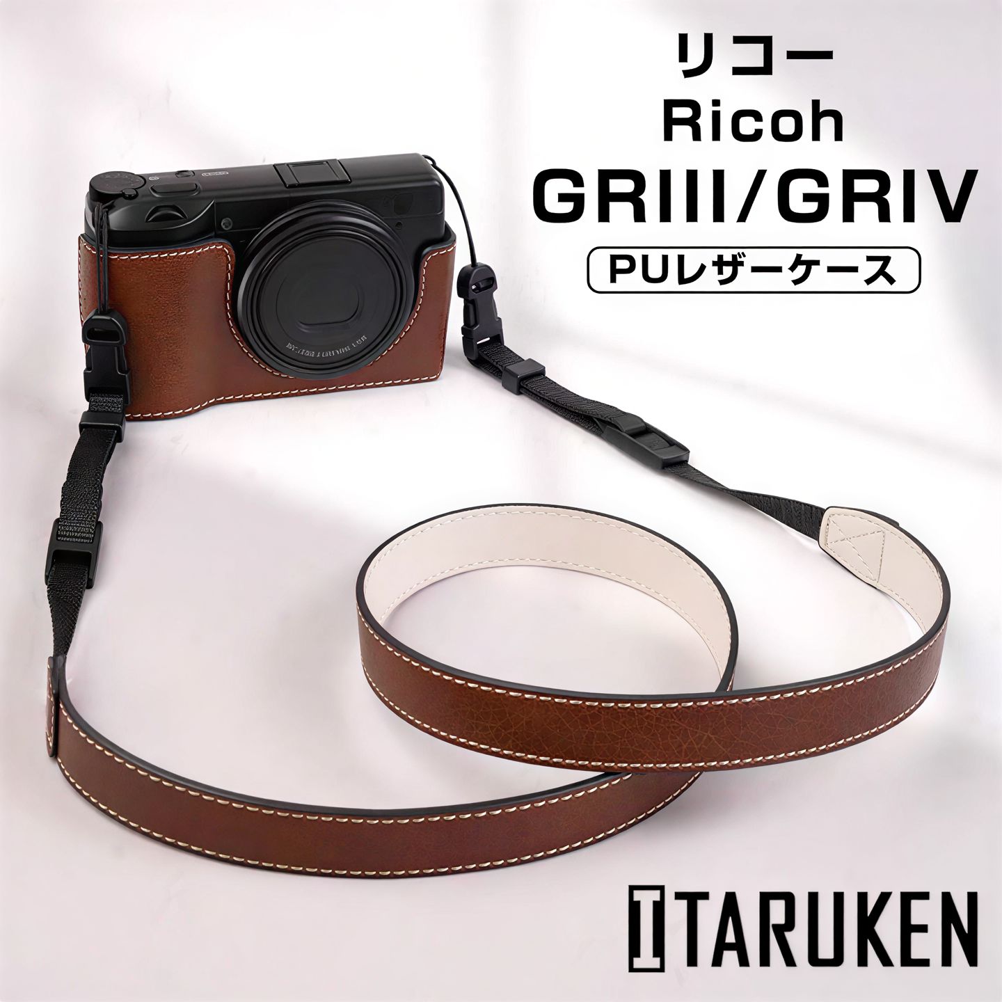 RICOH GR DIGITAL IV 使用少 ポーター製 カメラケース 付 リコー 用 Ricoh 用 GR III/GR IIIx/GR IV 用 カメラ ケース ITARUKEN