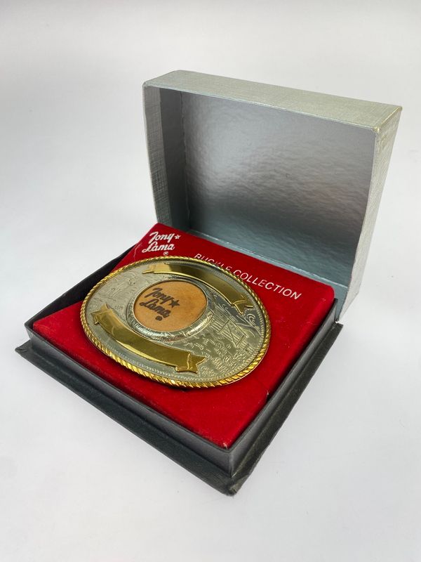 【中古品】 TONY LAMA トニーラマ BELT BUCKLE ウエスタン ベルトバックル 【205-260505-em-22-min】