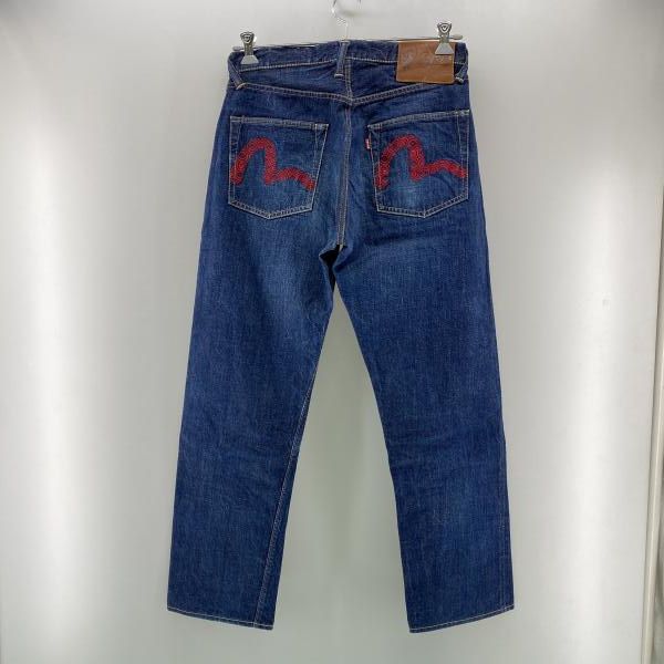 中古】EVISU 塩谷ブラザーズ 家紋カモメ デニムパンツ サイズ32