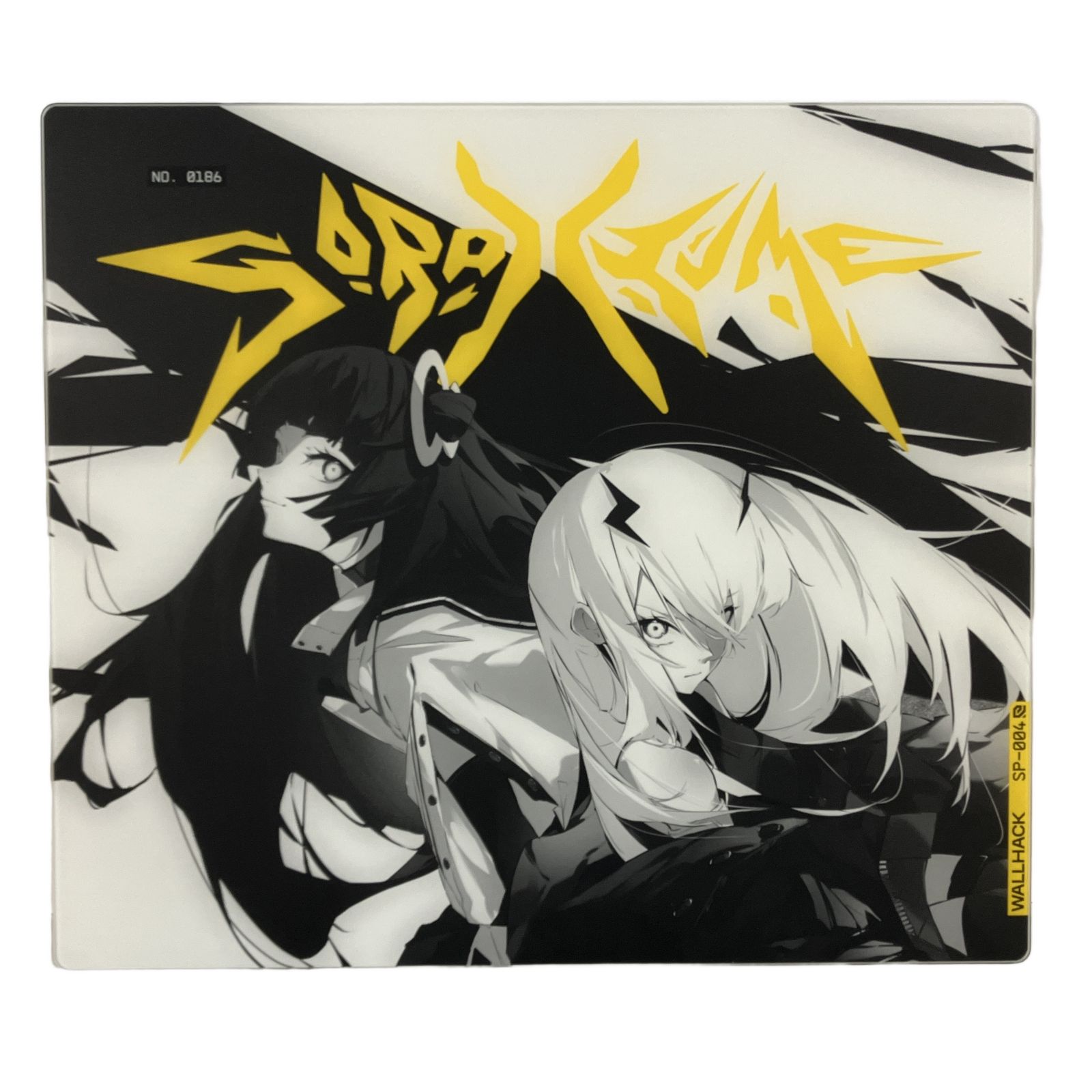 WALLHACK SP-004 twins ガラス ゲーミング マウスパッド 限定版 ウォールハック PC周辺機器 中古 Y11173186