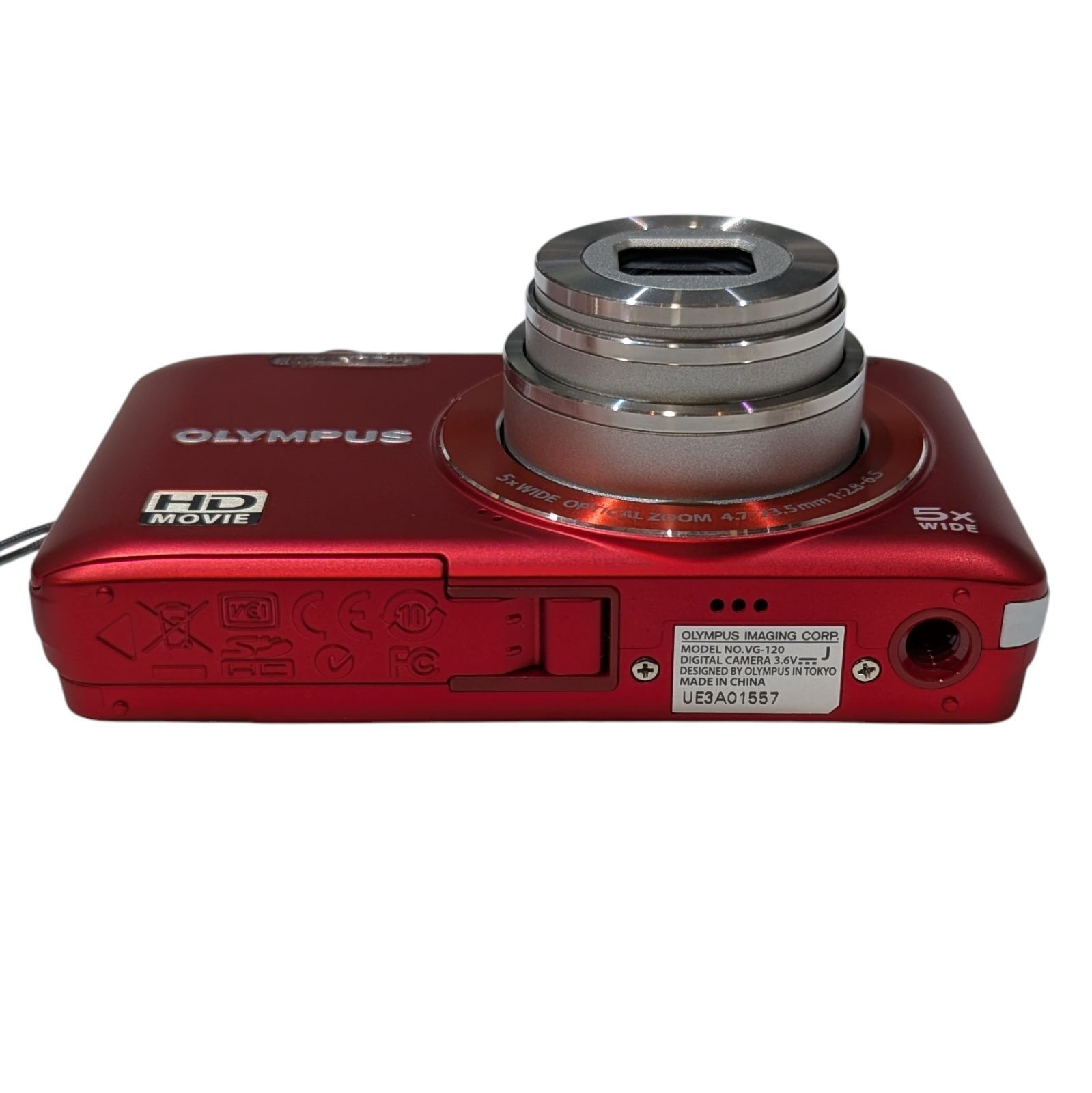 【未使用品】　OLYMPUS VG-120 レッド　コンパクトデジタルカメラ OLYMPUS オリンパス VG-120 コンパクトデジタルカメラ コンデジ レッド
