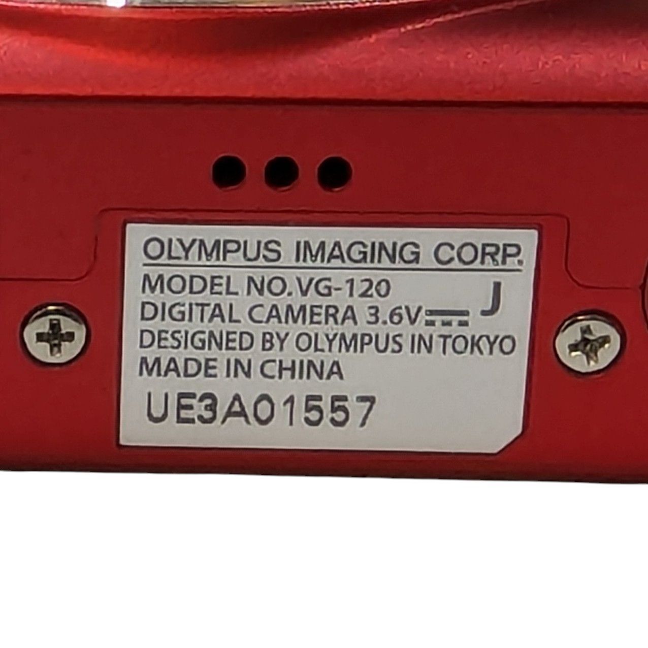 OLYMPUS オリンパス VG-120 コンパクトデジタルカメラ コンデジ レッド