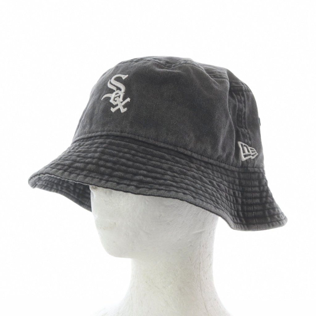 ニューエラ NEW ERA シカゴ ホワイトソックス 帽子 バケットハット デニム グレー /YO23 ■GY12