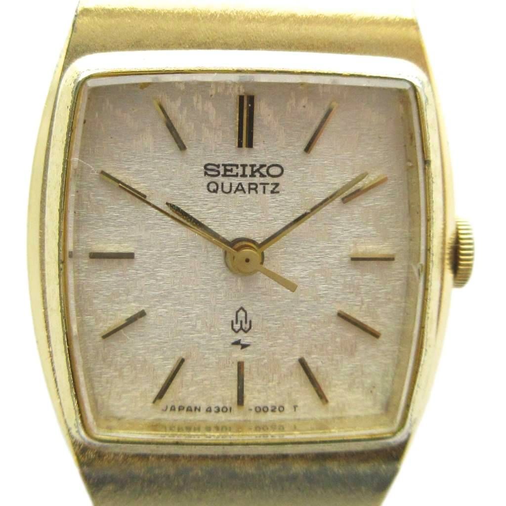 セイコー SEIKO 4301-3000 腕時計 ウォッチ クォーツ ゴールド色 ■GY18 /MQ