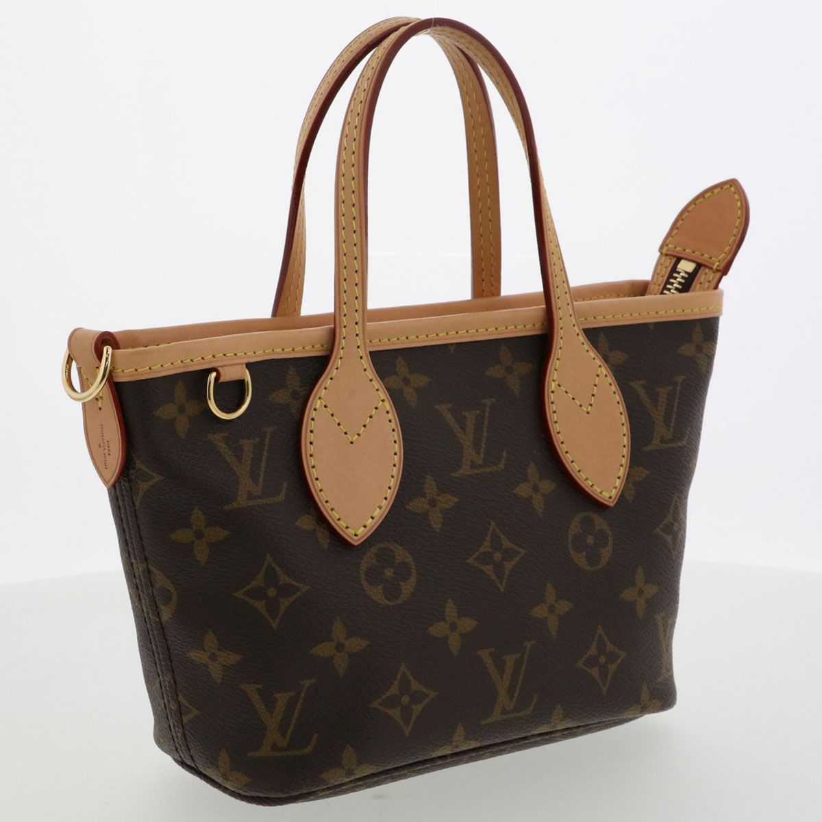 LVハンドバッグ ダークブラウン ベージュ LOUIS VUITTON ルイ・ヴィトン ネヴァーフル BB ハンドバッグ M46705