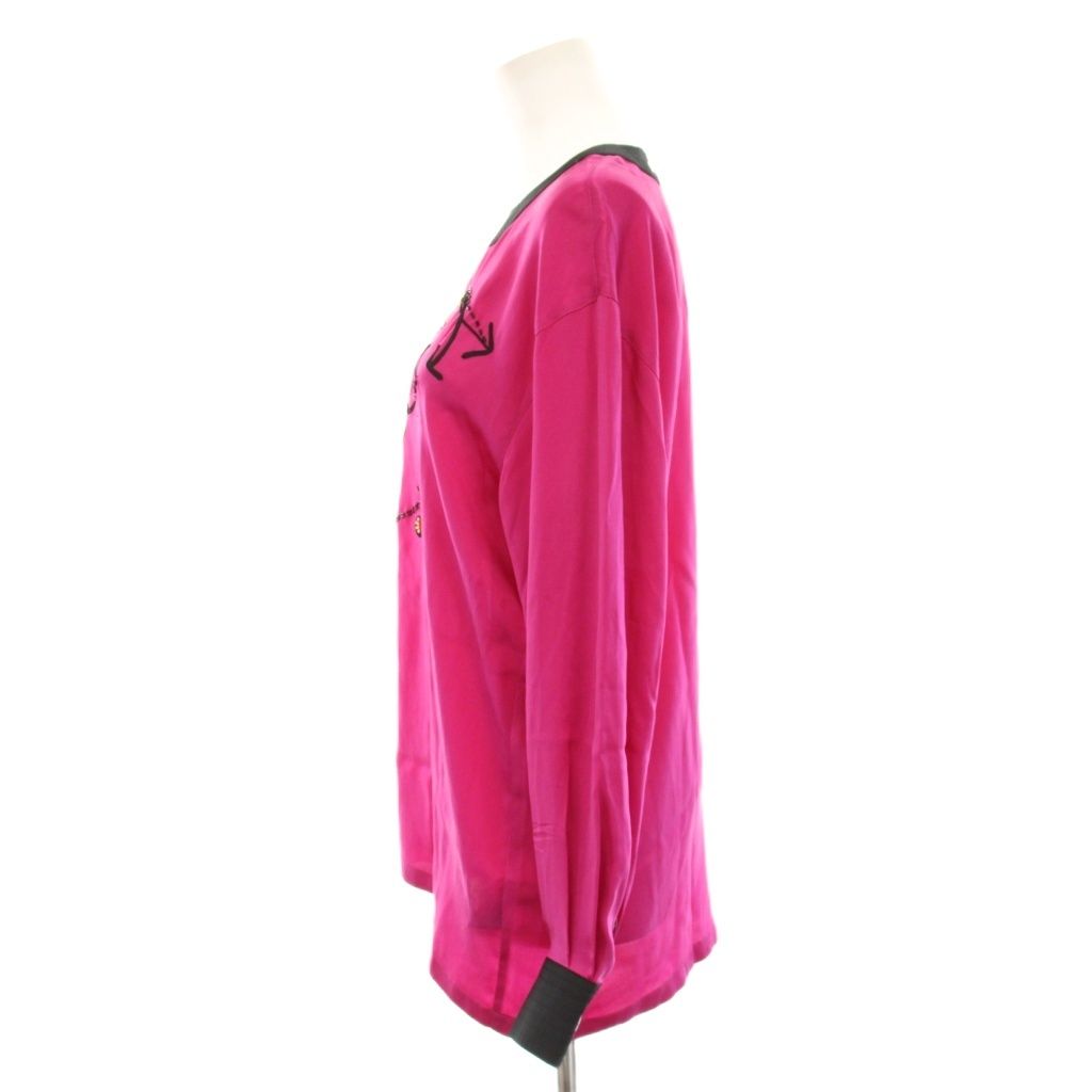 希少 ESCADA エスカーダ 定価13万 ビンテージ シルク ロングシャツ 希少 ESCADA エスカーダ 定価13万 ビンテージ シルク ロングシャツ