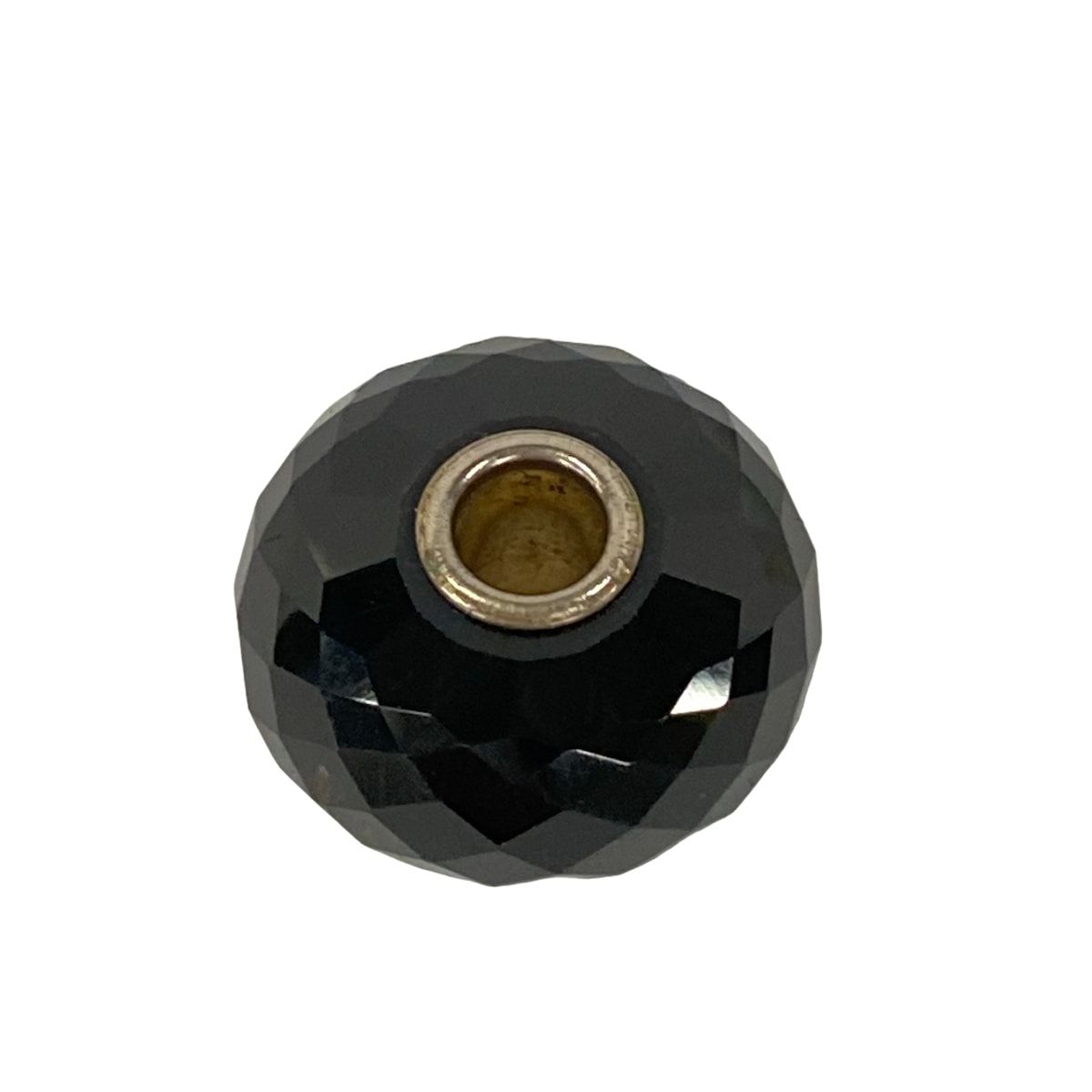 TROLLBEADS(トロールビーズ) ペンダントトップ美品 - 黒×シルバー