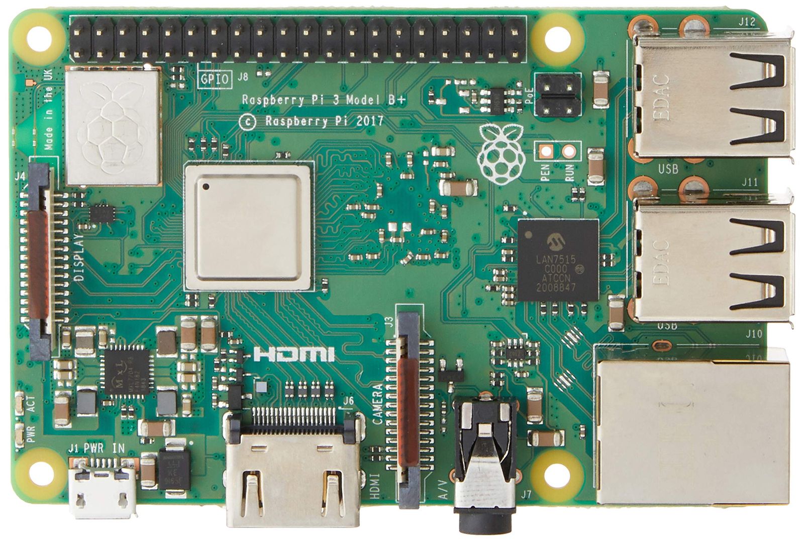 ラズベリーパイ(‎Raspberry Pi) シングルボードコンピュータ ラズベリーパイ 3B＋ [OKdo製] Raspberry Pi3 Modle B＋