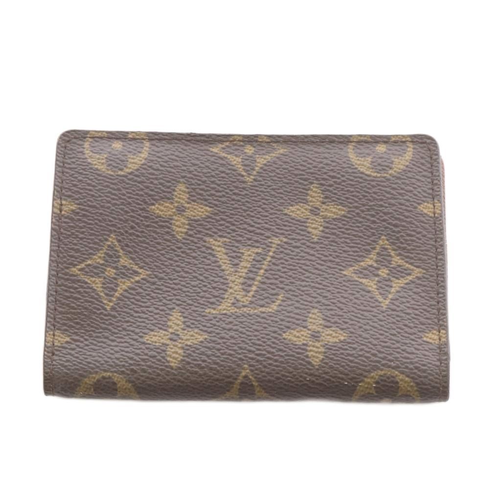 ルイヴィトン LOUIS VUITTON ポルト 2 カルト ヴェルティカル モノグラム カードケース 名刺入れ 茶 ブラウン M60533 /AN50 ■OH