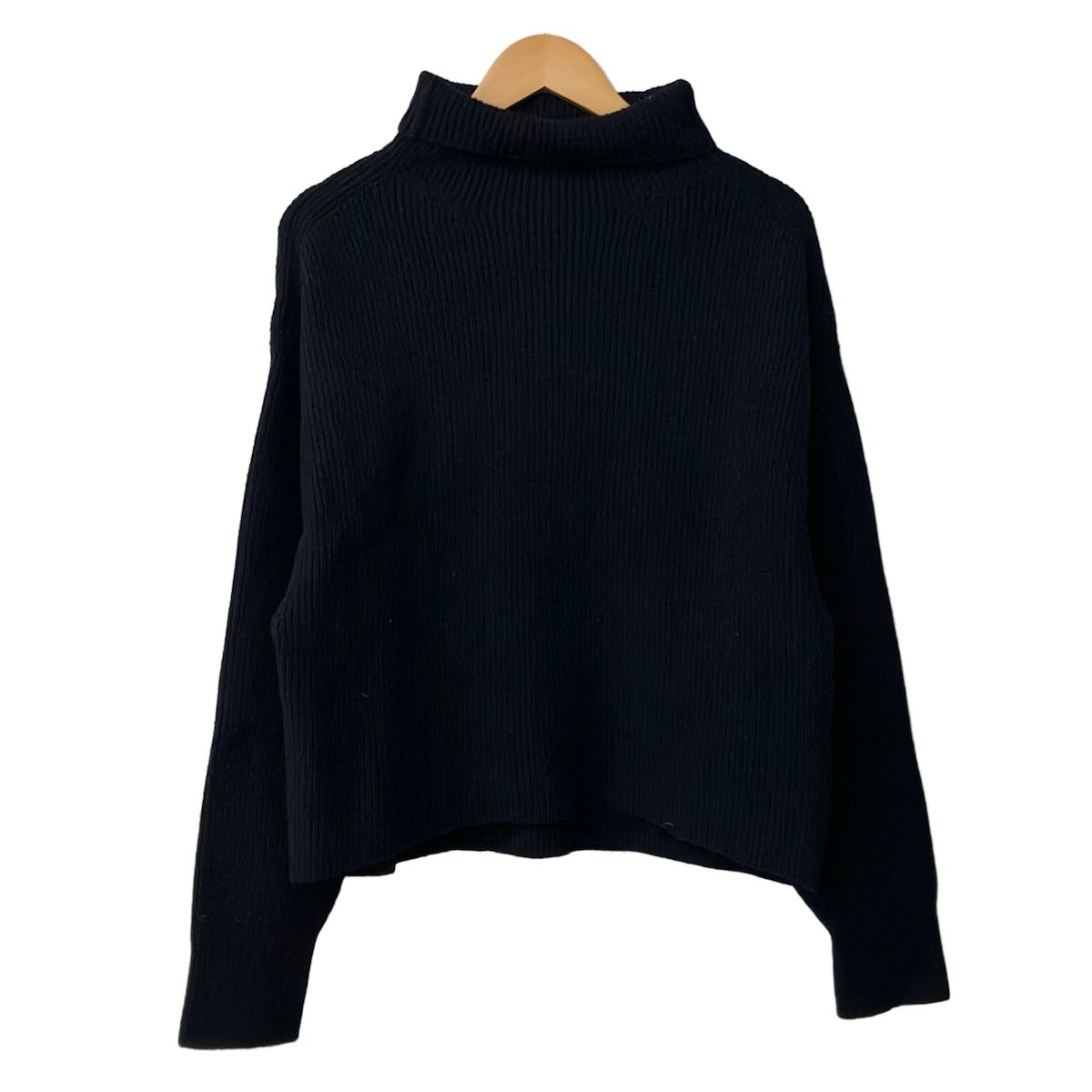 美品 23AW MUSE de Deuxieme Classe ミューズドゥドゥーズィエムクラス ウール ニット セーター ネイビー レディース 古着 中古 USED 中古・古着通販】MUSE de Deuxieme Classe (ミューズ ドゥーズィエム
