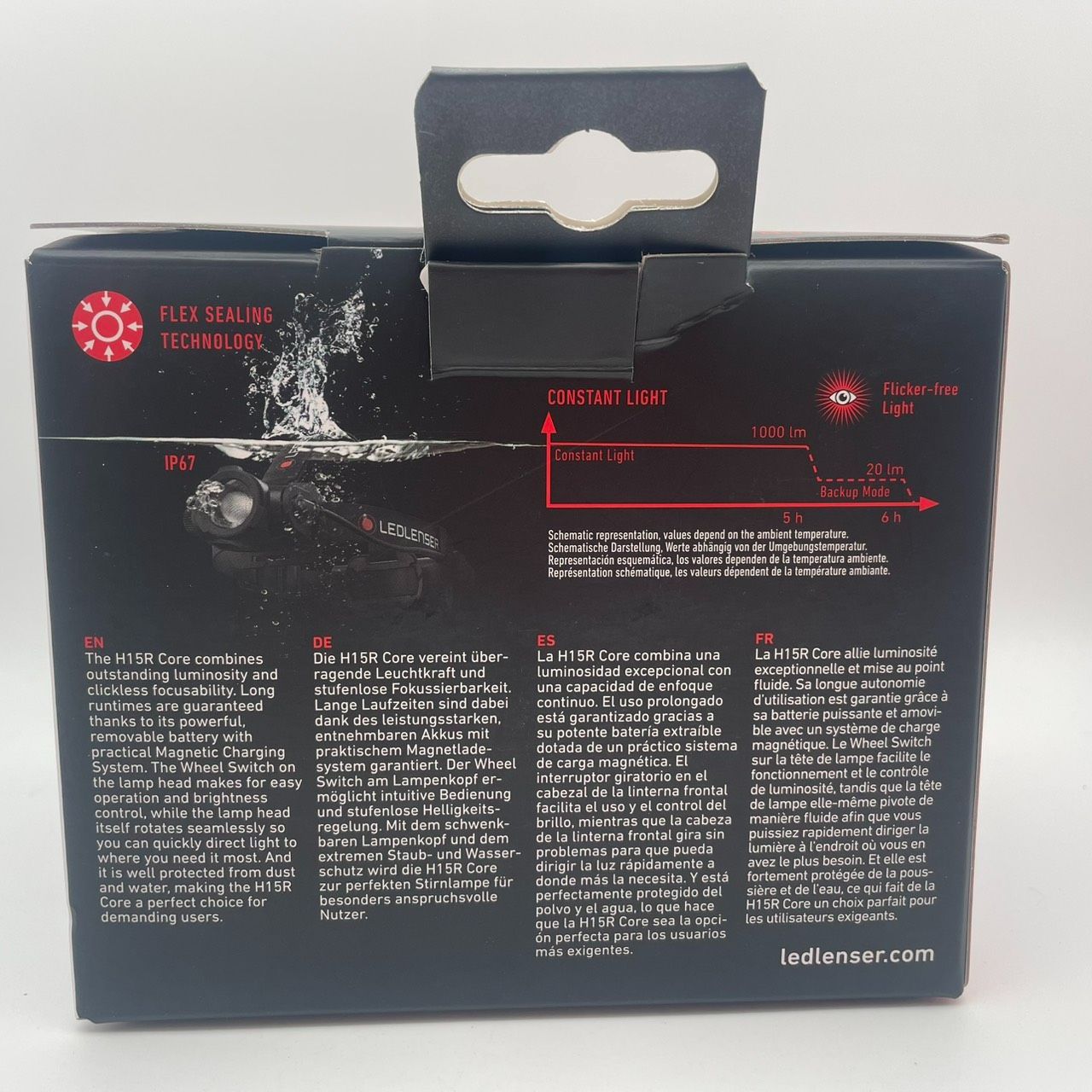 □未使用開封品 LEDLENSER H15R Core レッドレンザー LED ヘッドライト