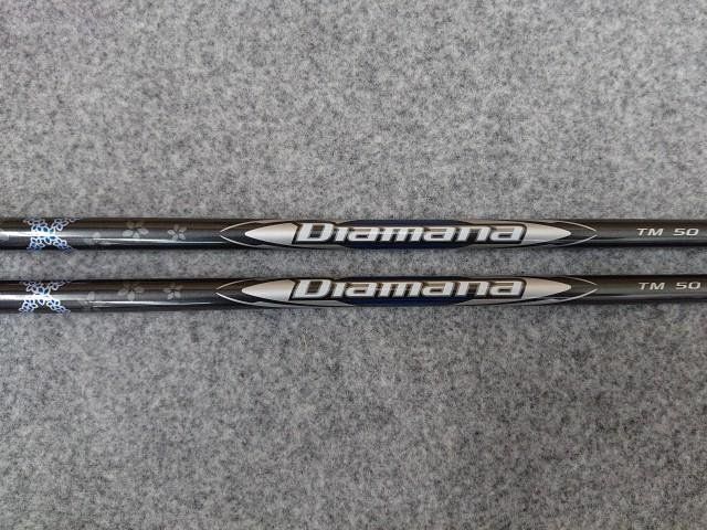 TaylorMade 新品即抜き セレクトストア限定 Qi10 TOUR FW 純正カーボン Diamana SILVER TM50 (S) 2本セット 3W＆5W用 スリーブ付 未使用品