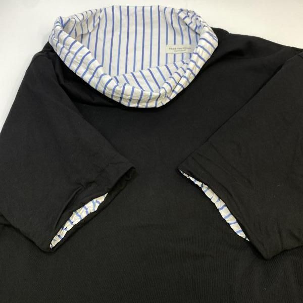 DRIES VAN NOTEN ハイネックストライプシャツ Dries Van Noten カシアストライプシャツ (トップス,ボタンダウン