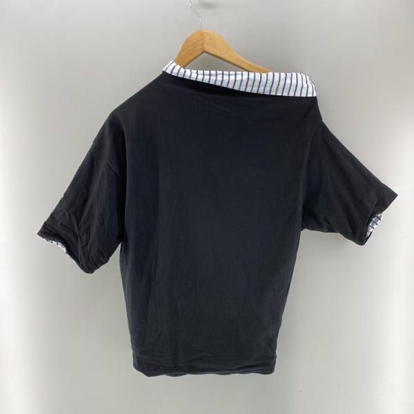 中古】DRIES VAN NOTEN 24SS ストライプ レイヤー ハイネック S/S T 