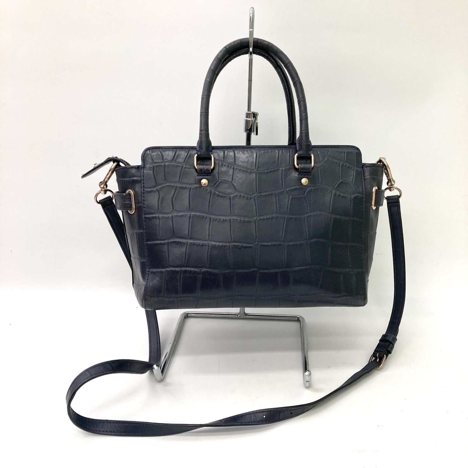 COACH】コーチ ブレイクキャリーオール ショルダーバッグ ネイビー 