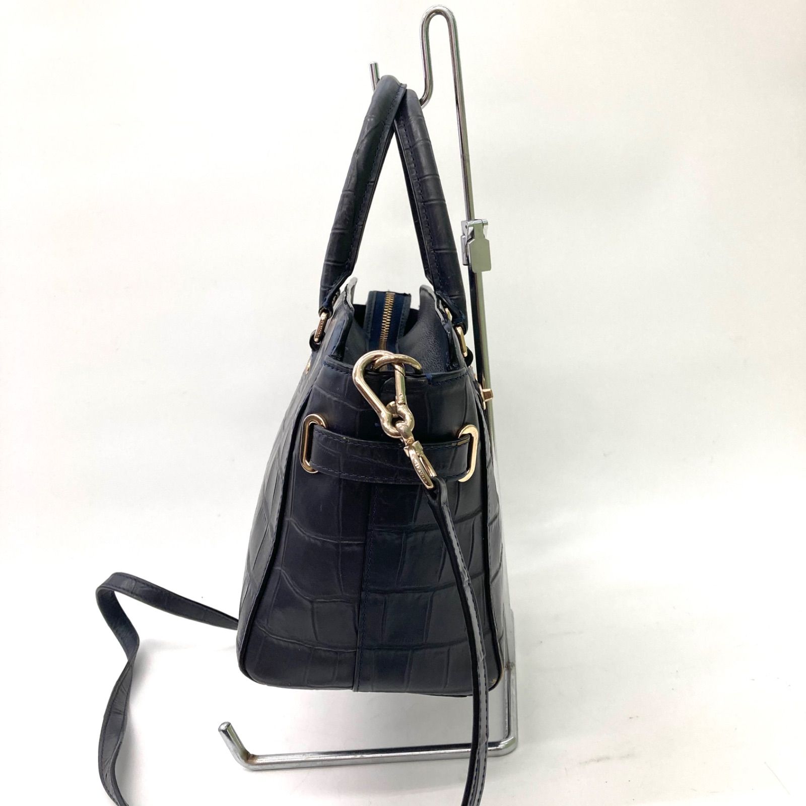 COACH】コーチ ブレイクキャリーオール ショルダーバッグ ネイビー 